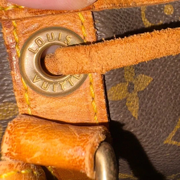 Louis Vuitton Noé Monogram Bucket Bag Vintage Authentic Made in France - Picture 12 of 16